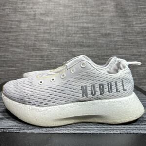 NoBull Journey Shoes WHITE Trainer Gym Comfort - Womens 8.5 / Mens 7